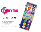 Tryme Acuarelas de Colores c/16 (MC-16)