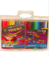 DIXON Lapices de Colores Vividel 36