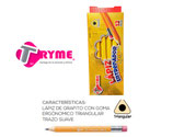 TRYME Lapiz Entrenador con Goma Caja c/12 (1462)