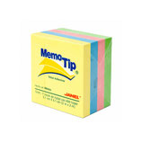 MEMO TIP Block de notas Colores Pastel 2 X 2 c/400 hojas