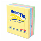 MEMO TIP Block de notas Colores Pastel 3 X 3 c/400 hojas