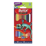 BEROL Lapices de Colores 12 Doble Color