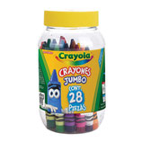 CRAYOLA Crayones 28 Jumbo (Bote)