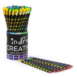 INDRA CREATIVE Lápiz Tablas Multiplicar HB Bote con 72 piezas (0297)