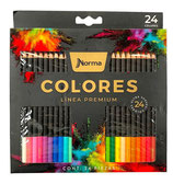 NORMA PREMIUM Lápices de Colores 24