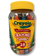 CRAYOLA Crayones 28 Jumbo Bote