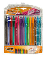 BIC Pluma Cristal Colores 15