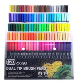 Dual Tip Brush Pens 120