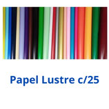 Papel Lustre (25 Pliegos)