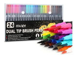 Dual Tip Brush Pens 24