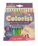 INDRA Marcadores Colorist Pastel 12 (0487)