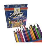 INDRA ZORRITO Lapices de Colores Borrables 24 (BCT-0056)