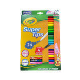 CRAYOLA Plumones Supertips 24 (nueva presentación)