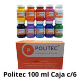 Pintura Politec 100ml c/6