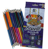 INDRA ZORRITO Lapices de Colores 12/24 (IND-0051)