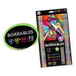 TRYME Lapices de Colores Borrables 72 (1541