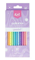 NORMA KIUT Lapices de Colores 12 pastel