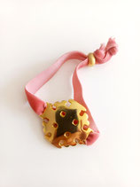 Jerusalem cross - gold / rosa