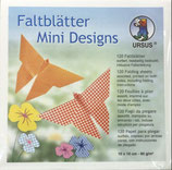 Faltblätter Mini Design sortiert