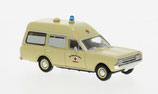 BREKINA Opel Rekord C KTW, DRK, FERTIGMODELL