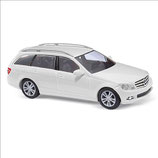 BUSCH Mercedes Benz C-Klasse S204 T-Modell, weiß, Bausatz