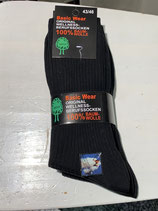 Socken 100% Baumwolle schwarz