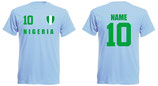 Nigeria WM 2018 T-Shirt Kinder Skyblau