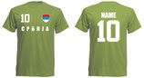 Serbien WM 2018 T-Shirt Kinder Grün