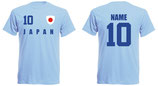 Japan WM 2018 T-Shirt Kinder Skyblau