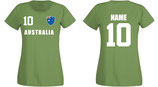 Australien WM 2018 T-Shirt Damen Grün