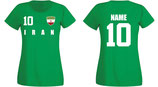 Iran WM 2018 T-Shirt Damen Grün