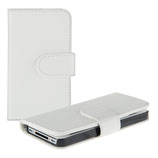 Wallet Case Hülle Apple iPhone 4 / 4S Weiss