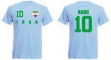 Iran WM 2018 T-Shirt Kinder Skyblau