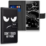 Wallet Case Hülle Sony Xperia XA1 Dont Touch