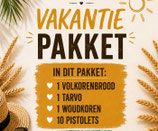 vakantie pakket - verkrijgbaar di 21 t/m za 25 juli