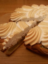 Kruisbessenvlaai met schuim