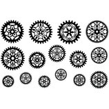 Filigree Gears 1 - Jewel Stamps