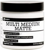 Multi Medium - Matte 1 Unze mit Pinsel - 34 ml