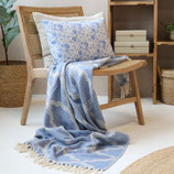 Plaid L150/B130 cm sky blue