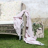 Plaid Garnüberschuss L150/B130 cm rosa