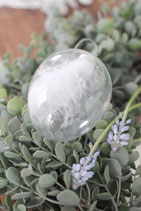 Glasei mit Feder klein