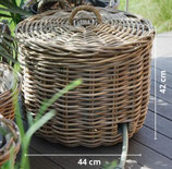 Schlauchtopf Rattan