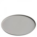 Metall Tablett "Elias", D35cm, H1,5cm, taupe