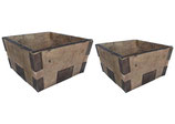 Holzkasten 2 er Set