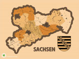 Sachsen (ohne Rahmen)