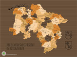 Niedersachsen & Bremen (ohne Rahmen)