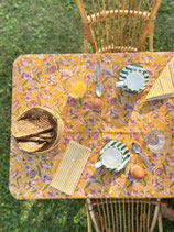 Nappe fleuri Safran