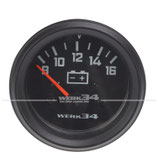 Voltmeter, schwarz, Ø52mm