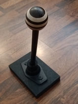 Schaltknauf HOLZ 917 dunkel-hell KLEINER (45mm Kugel)