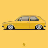 Poster MK1 yellow